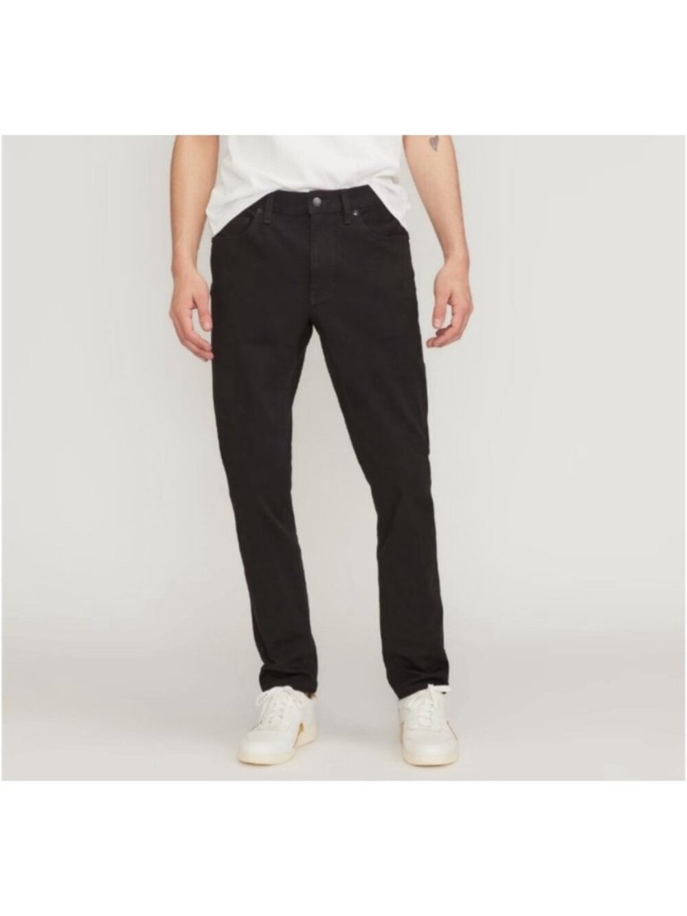 Everlane The Slim 4-Way Stretch Organic Jean | Uniform Black Sz 29x30